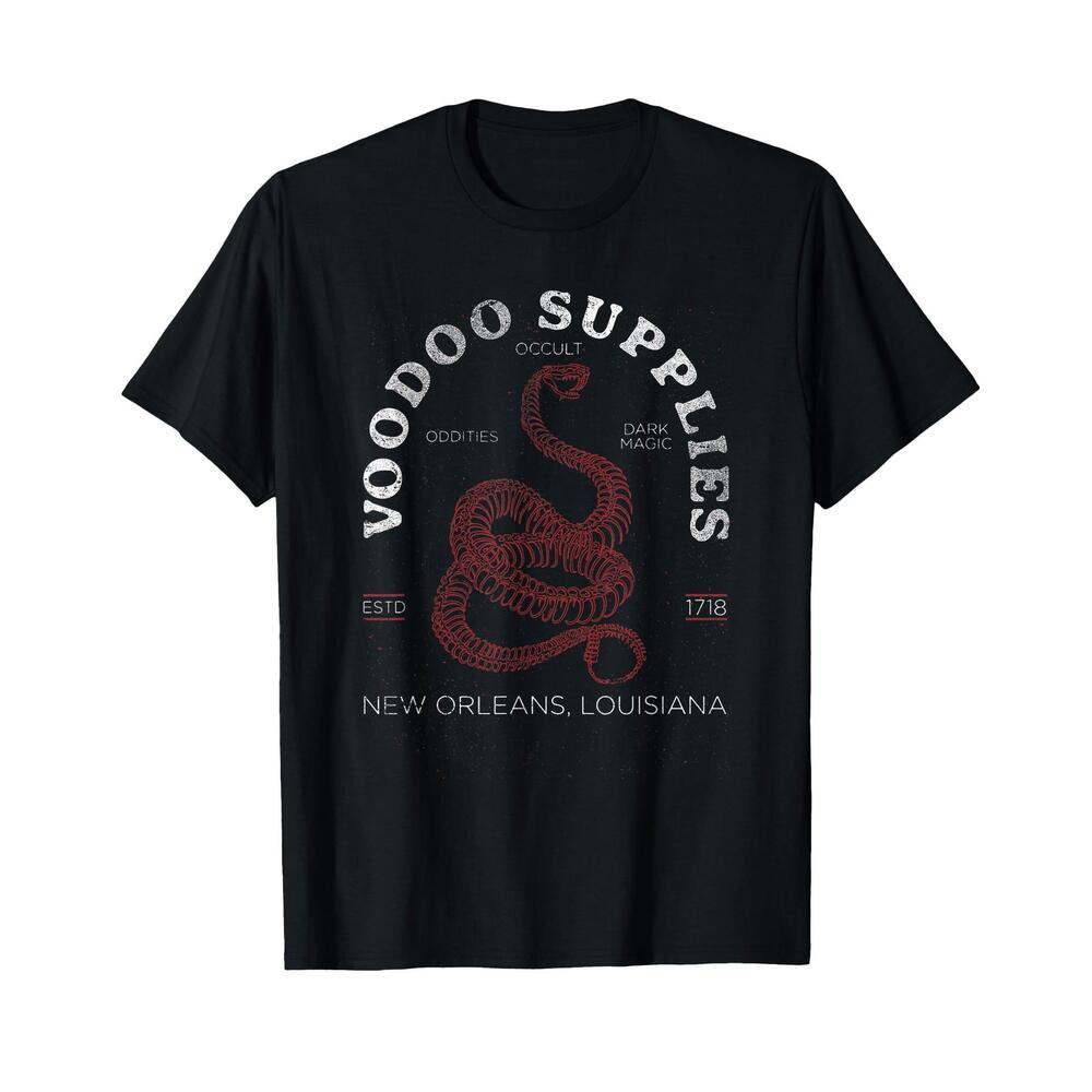 Voodoo Supplies New Orleans Louisiana Creepy Occult Lover T-Shirt